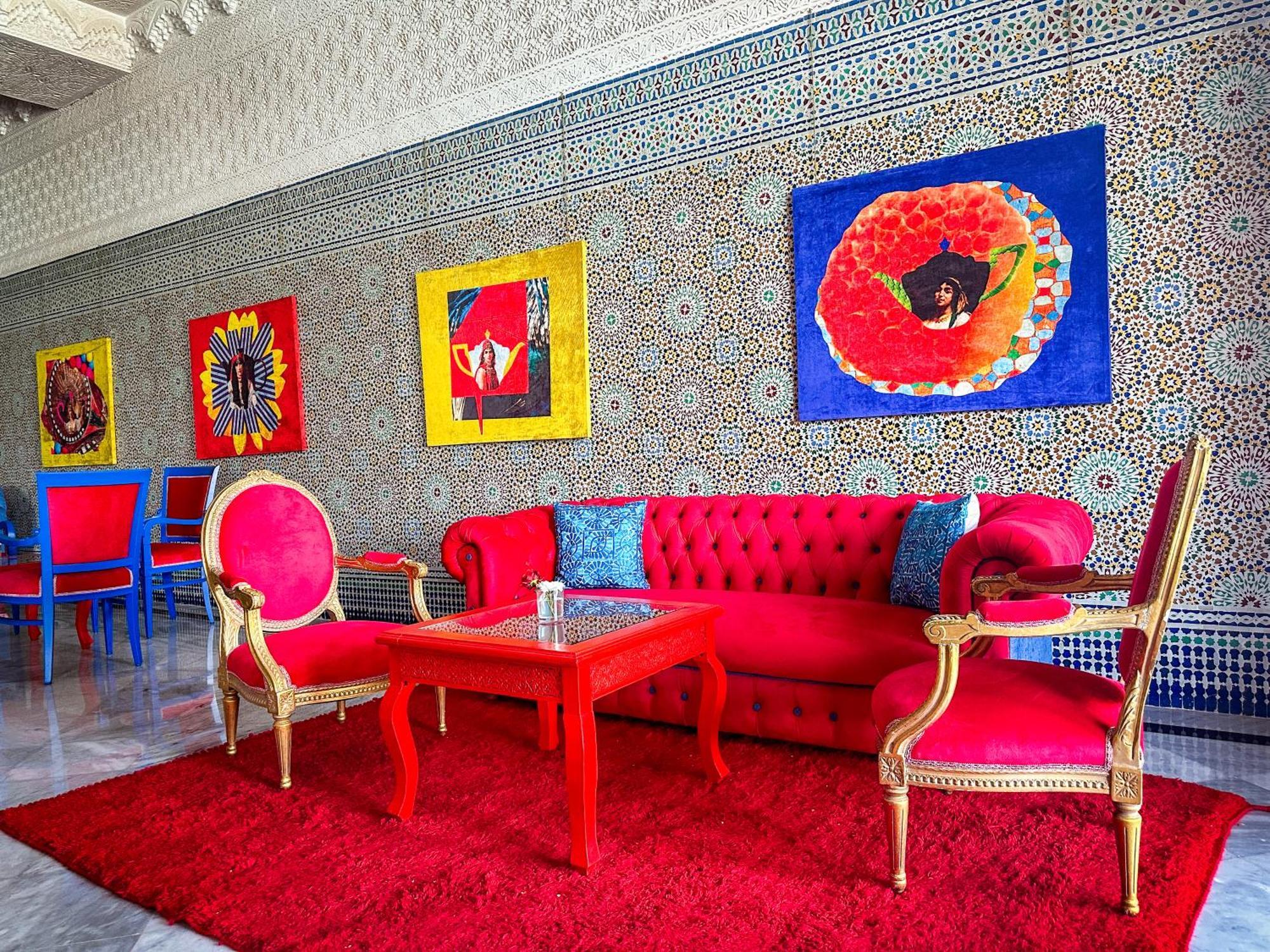 Grand Mogador Agdal Palace Marraquexe Exterior foto The interior of the restaurant